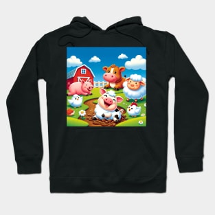 Joyful Farm Friends Hoodie